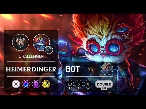 Heimerdinger Bot vs Yasuo - KR Challenger Patch 9.23