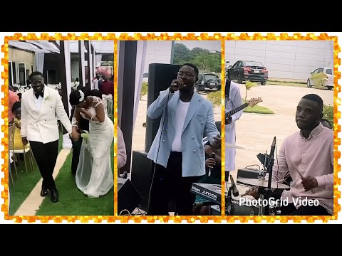 Akesse BREMPONG’s Music Director Johnny Haick on the dance floor, Wife Laughs at Their Wedding