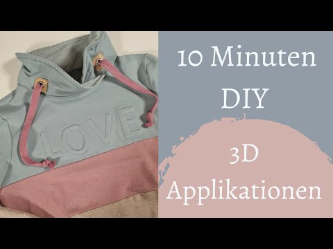 Pulli mit 3D Applikation: so einfach gehts