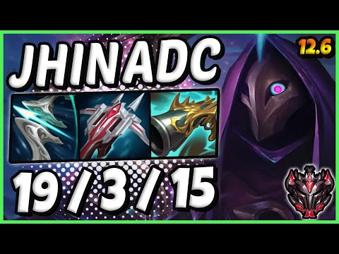 Jhin vs Kaisa ADC / KR Grandmaster / Patch 12.6 / Season 12 [ 19 / 3 / 15 ]