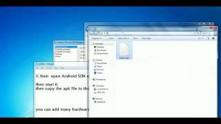 How to install .apk files to Android SDK in Windows 7