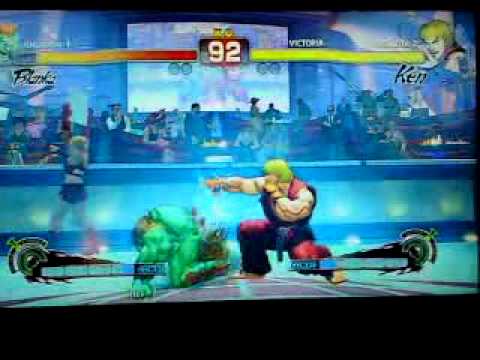 SSF4 AE: 2012 MEX LDA Kane [Blanka] Vs. LDA Daniel [Ken] Part 2/5 FT10