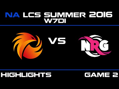 P1 vs NRG Game 2 highlights W7D1 NA LCS 2016 Phoenix1 vs NRG Esports   NRG vs P1   LCS LOL
