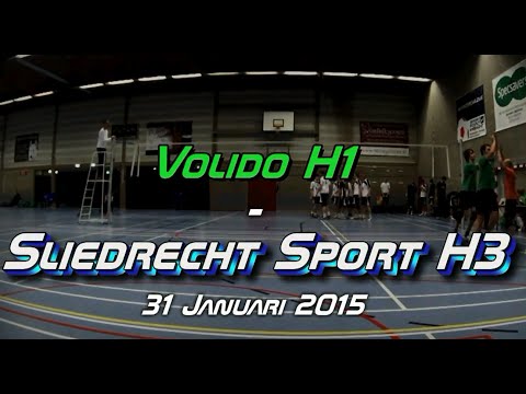 Volido H1- Sliedrecht Sport H3 (set4) ~31 Januari 2015~