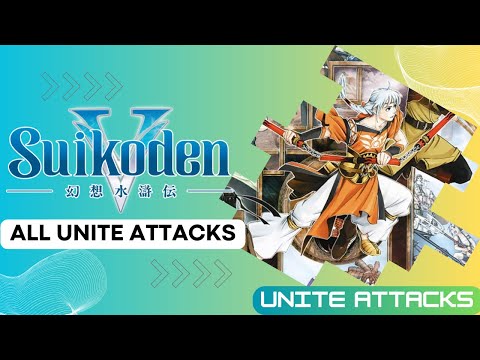 Suikoden V/5 [PS2] - Unite Attack [50] - All Unite Attacks | Fight Against Alenia and Zahhak