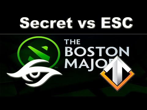 Team Secret vs Escape Gaming bo1 The Boston Major 2016 EU Qualifiers