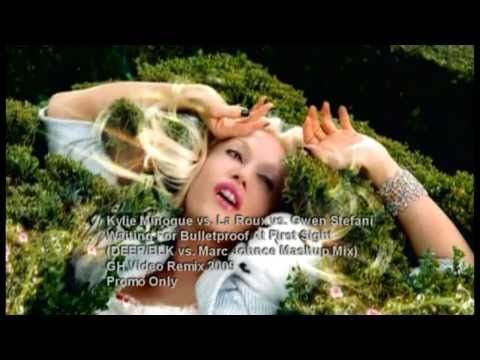 Kylie vs La Roux vs Gwen Stefani - Waiting For Bulletproof At First Sight (Marc Johnce Mashup Mix)