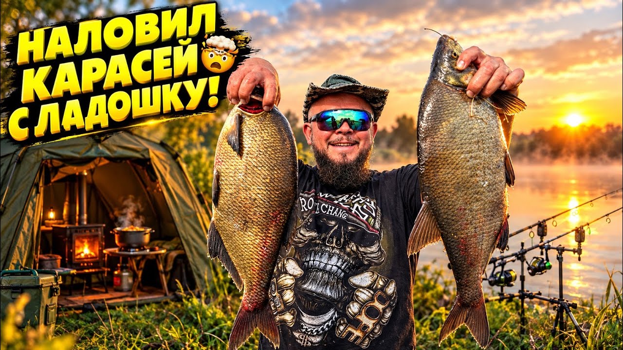 Караси весом по 3 КИЛОГРАММА?! 🤯 Фидерный разрыв в Нидерландах, печка и сало ?