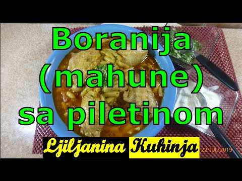 Boranija--mahune sa piletinom
