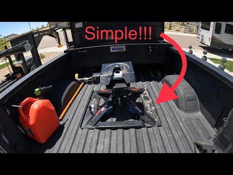 DEMCO RECON 5th wheel to gooseneck conversion hitch install
