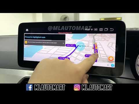 Navigate to your destination with Waze!! - Mercedes Benz 10.25 Inches Android Monitor