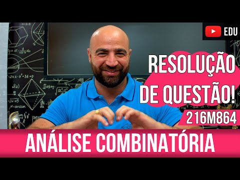 Resolução Questão de Matemática | CESPE | ANÁLISE COMBINATÓRIA | Questão 216M864 da Nossa Plataforma