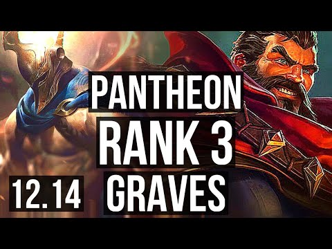 PANTHEON vs GRAVES (JNG) | Rank 3, 12/3/10 | EUW Challenger | 12.14