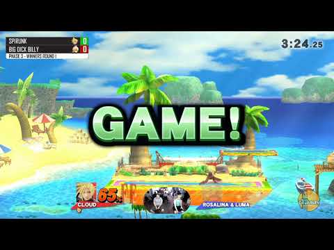 BL:TE | Spirunk vs Big Dick Billy - Phase 3 - Winners Round 1 - Super Smash Bros. for Wii U