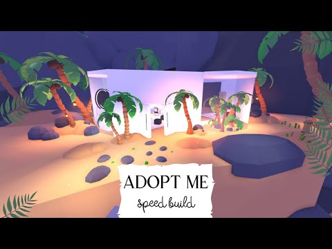 LUXURIOUS MANSION IN SANDBOX ISLAND - Adopt Me speed build ROBLOX