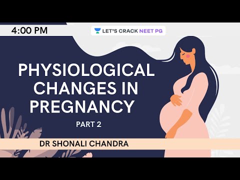 Physiological Changes in Pregnancy | Clinical Aspects | Part 2 | NEET PG 2021 | Dr. Shonali Chandra