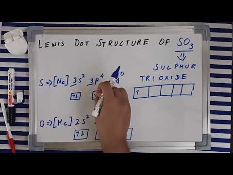 Lewis dot structure of SO3 | Sulphur trioxide lewis structure