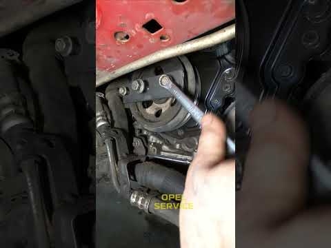 The author's method of removing the crankshaft pulley #shorts