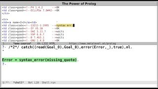 Prolog Conformity Testing