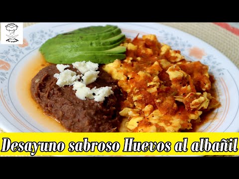 Como Hacer Huevos al albañil | Desayuno Económico