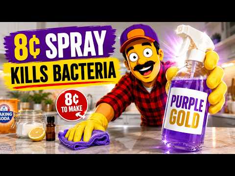Make this 8-cent antibacterial spray in 60 seconds!