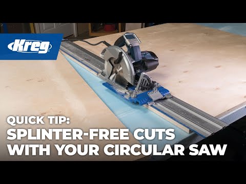 Get splinter-free cuts with your circular saw
