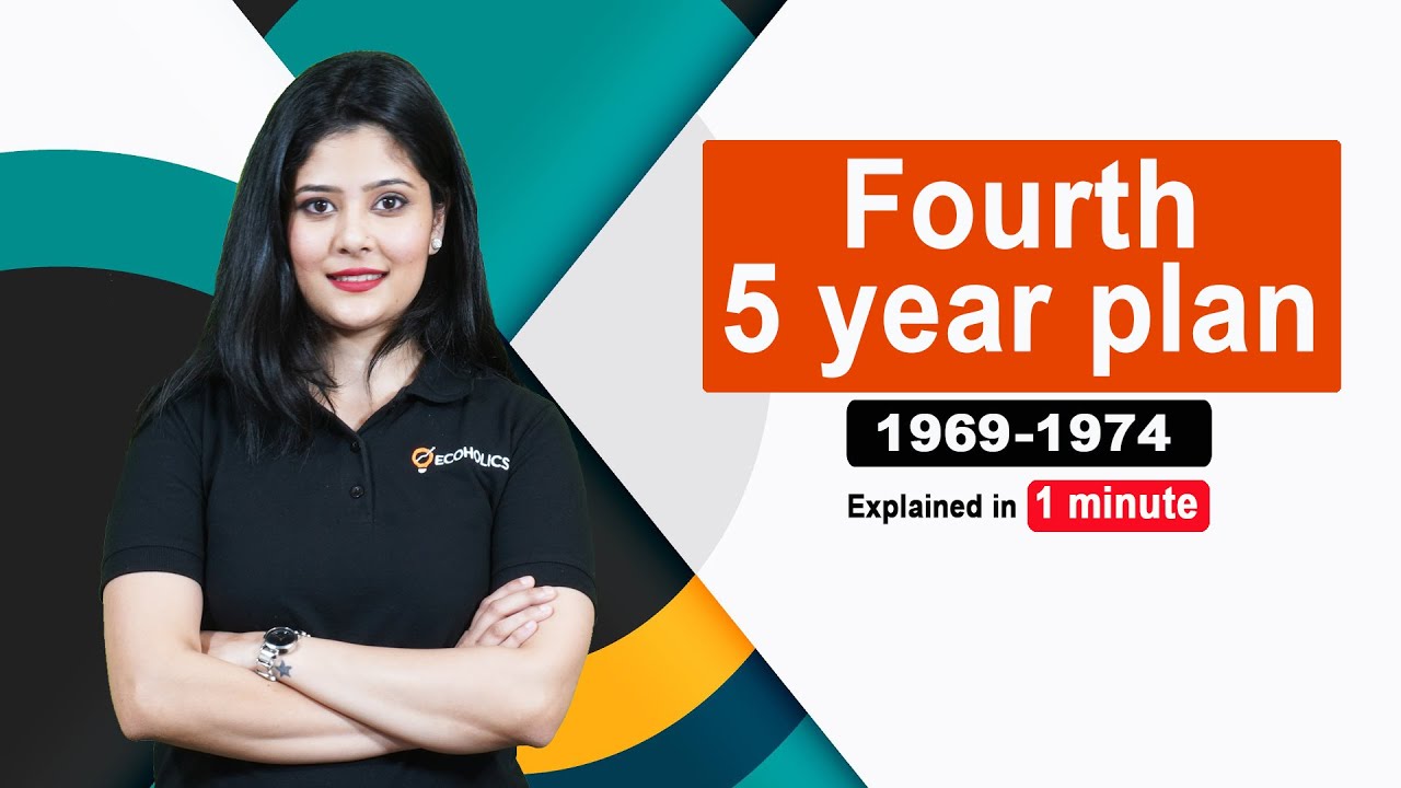4th Five Year Plan Explained on Ecoholics | Planning in India | Indian Economy