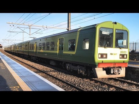 Irish Rail 8500 Class Dart Train 8603 - Blackrock Station, Dublin