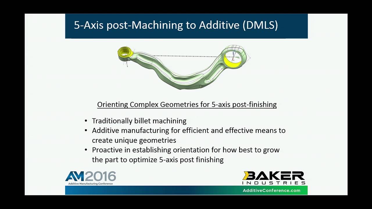 Integrating 3D Printing & Traditional Manufacturing - Baker Industries at IMTS