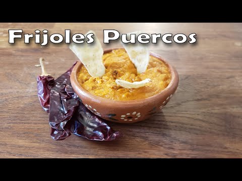 Receta de Como Hacer Frijoles Puercos | Frijol con Chorizo y Queso (Facil) | Pork Bean Recipe (Easy)