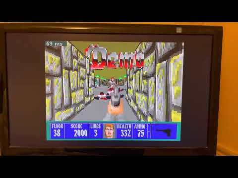 Wolfenstein 3D test on A1200 with TF1230 50mhz accelerator