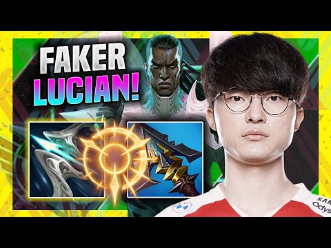 WHEN FAKER PLAYS LUCIAN MID! - T1 Faker Plays Lucian Mid vs Sett! | Season 11