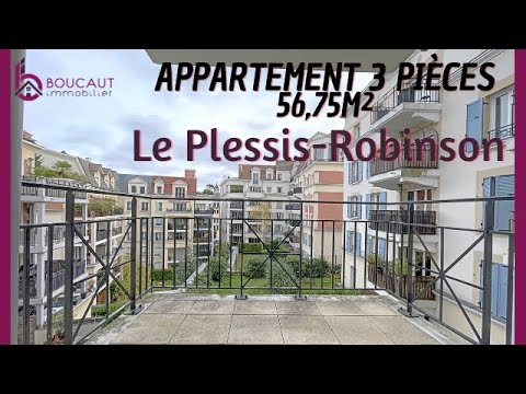 Achat Appartement T3 ,  Le Plessis-Robinson  - Coeur de Ville -  56,75m² - Balcon