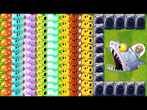 Plants vs Zombies 2 Mod Team Plant Power Up vs Big Wave Beach Final Boss