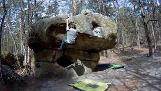 Video thumbnail of Rag Doll, 5c. Fontainebleau