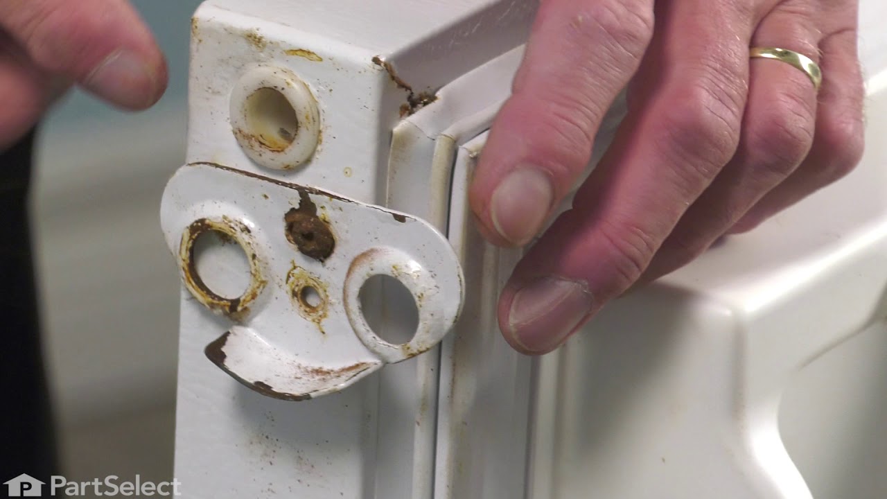 Replacing your Frigidaire Refrigerator Hinge Bearing