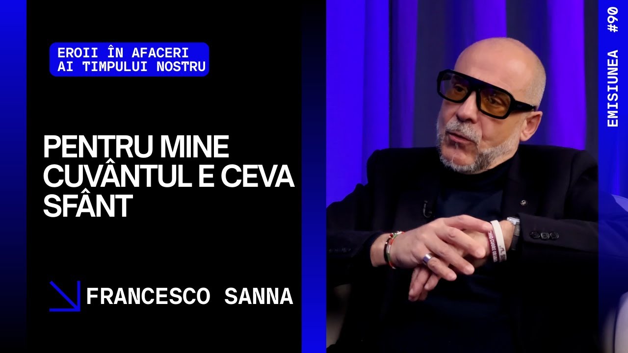 Emisiunea 90. Pentru mine cuvântul e ceva sfânt - Francesco Sanna