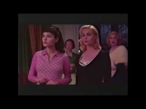 U.S. TV spot frame: cast credits cut rapidly between musical numbers and suspense beats