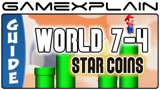 New Super Mario Bros. U - Meringue Clouds-4 Bouncy Cloud Boomerangs Star Coins Guide & Walkthrough