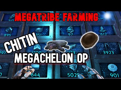 MegaTribe Life #12 - Chitin For DAAAAYS! | UNLUCKY | Ark Official PvP 🍭