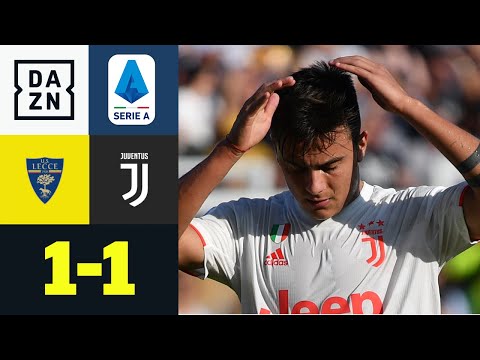 Lecce klaut Tabellenführer Juve zwei Punkte: Lecce - Juventus 1:1 | Serie A | DAZN Highlights