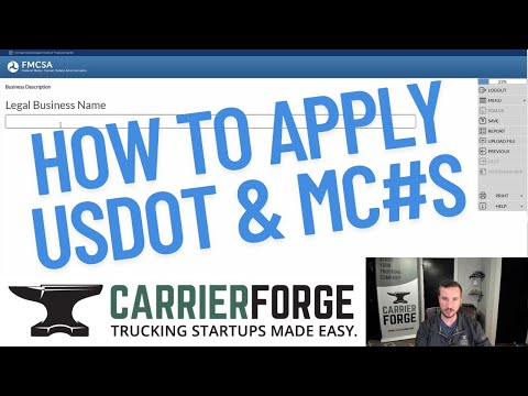 How to Apply for a USDOT Number and MC Authority (Step-by-Step for New Trucking Companies)