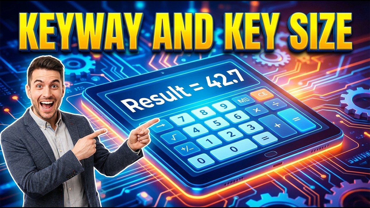 Keyway and Key Size Calculator
