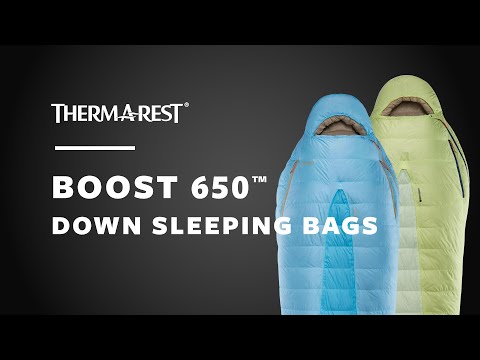 Therm-a-Rest Boost 650 32 Degree Down Sleeping Bag video poster