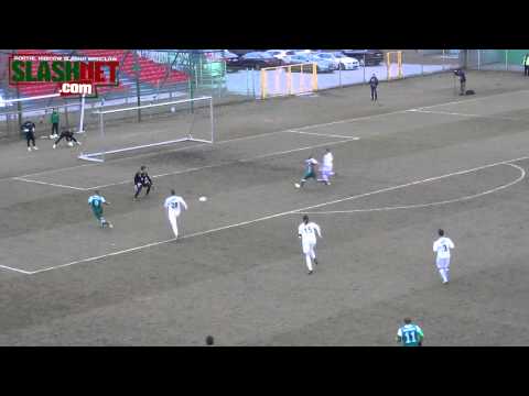 Śląsk Wrocław - FC Hradec Kralove: Bramka Flavio Paixao (1:1)