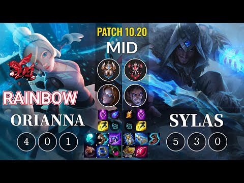 ahq Rainbow Orianna vs Sylas Mid - KR Patch 10.20