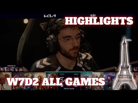 LEC Spring 2025 W7D2 in Paris - All Games Highlights | Full Day Week 7 Day 2 LEC Spring 2025