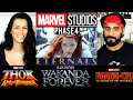 MARVEL STUDIOS - MCU Phase 4 Trailer REACTION!! (Eternals, Black Panther 2, Spider-Man, Thor)