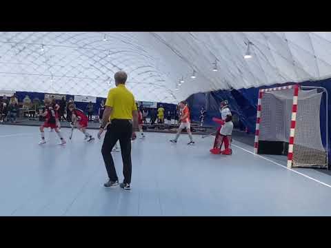 Saves Victor (keeper HBS JO14-1) vs Bloemendaal en Rood-Wit JO14-1 topklasse zaal 10-01-2026