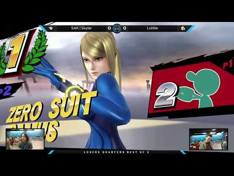 AZML Season 1 Smash 4 Finals Losers Quarters - SAK|Skylar (Mr. G&W) vs Luhtie (ZSS)